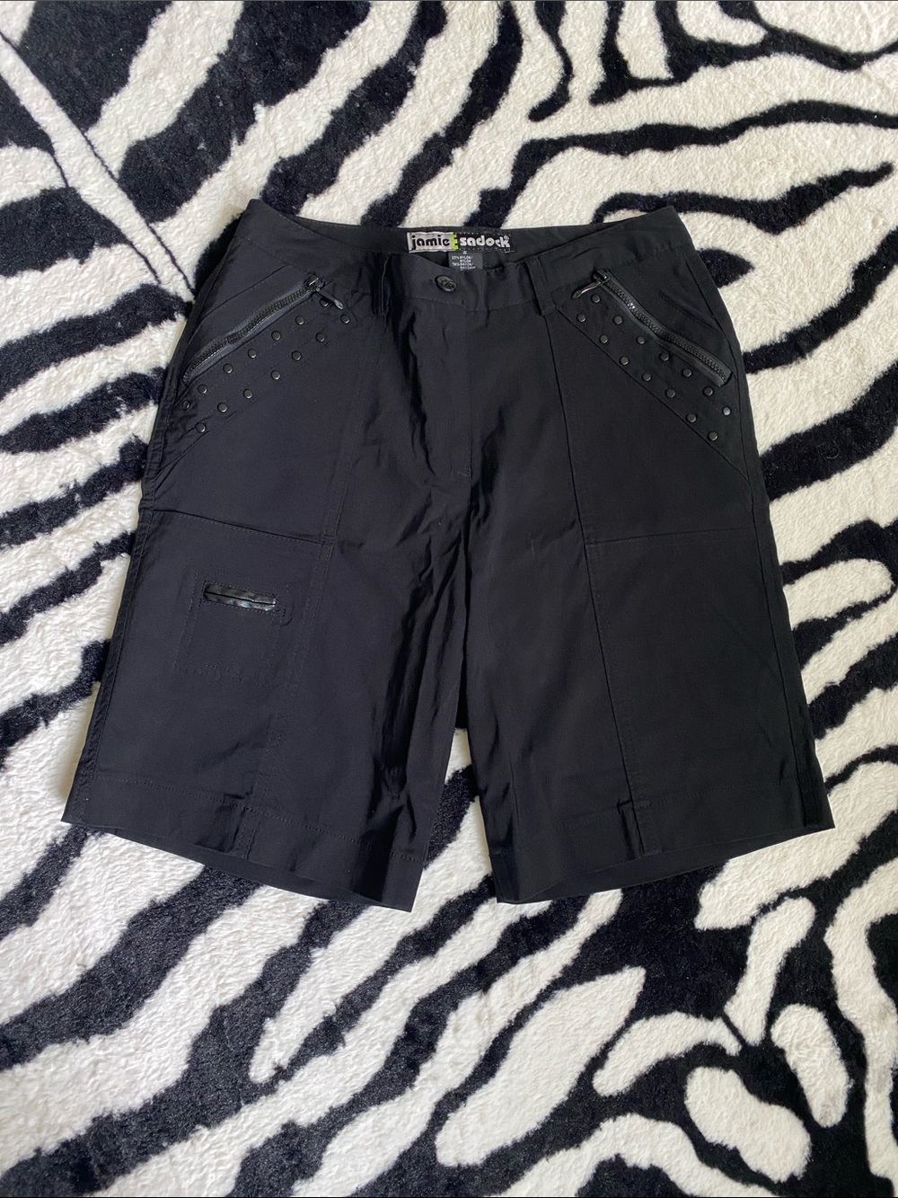😍NWOT Jamie Sadock Black Stylish Golf ⛳️ Shorts -2